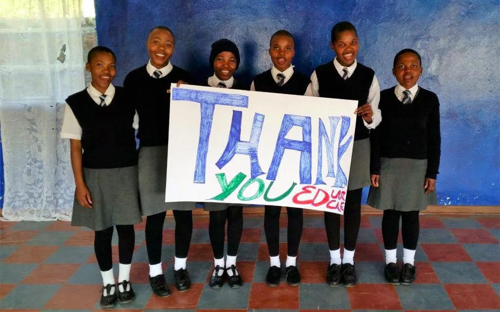 Girls supported by the Educare Fund